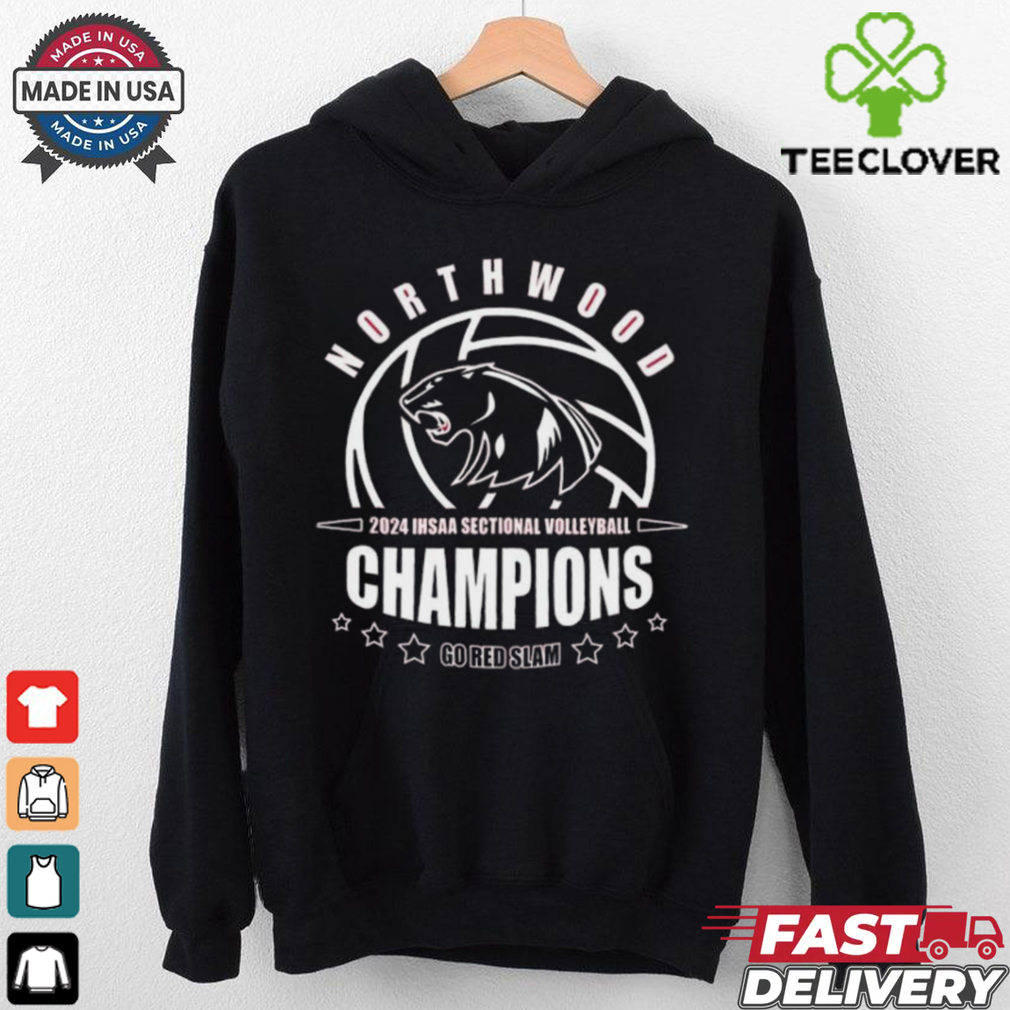 NorthWood Panthers 2024 IHSAA Sectional Volleyball Champions Go Red Slam Shirt NorthWood Panthers 2024 IHSAA Sectional Volleyball Champions Go Red Slam Shirt