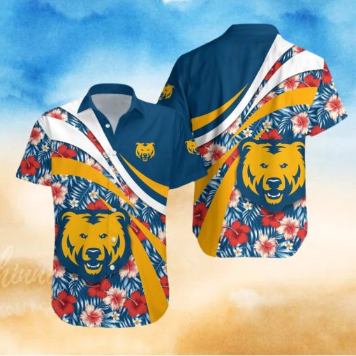 Northern Colorado Bears 3D Hawaiian Shirt Hibiscus Sport Style NCAA Summer Beach For Fans Gift