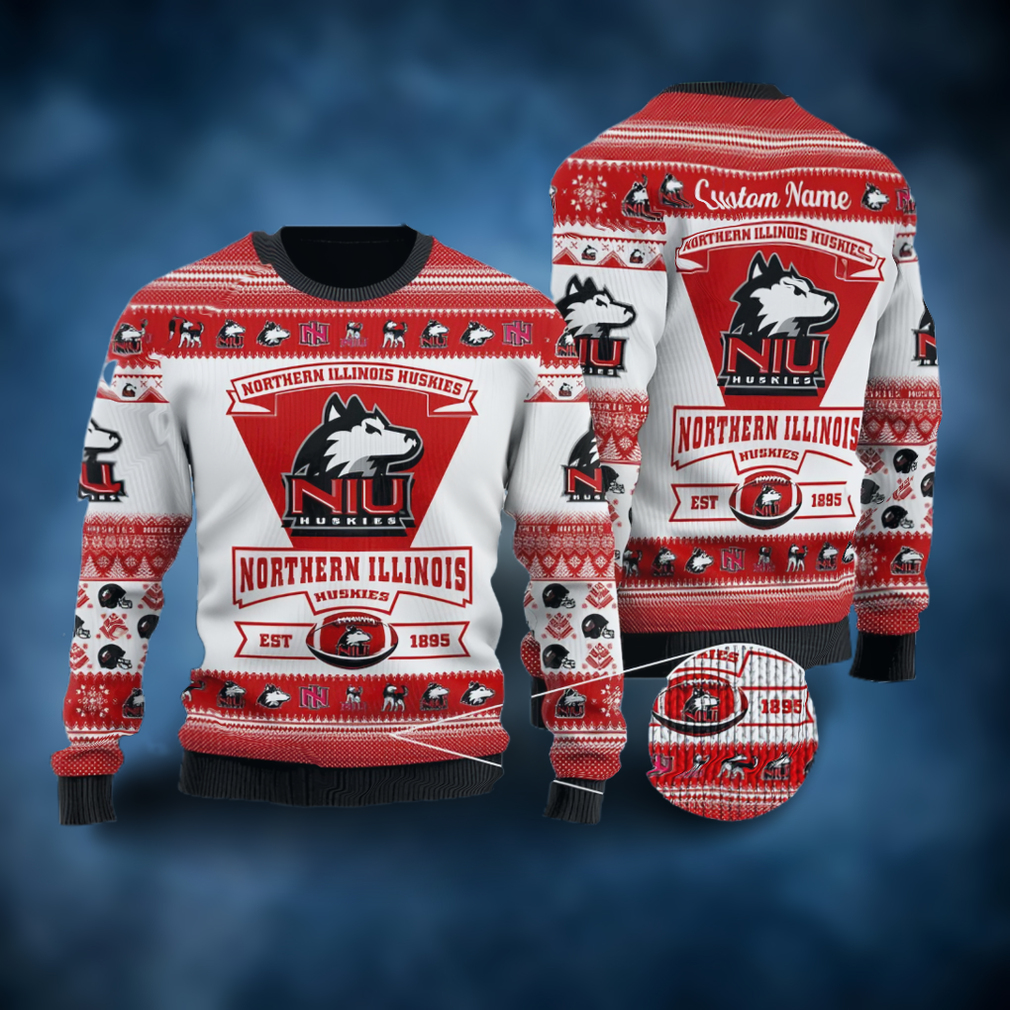 Northern Illinois Basketball Ugly Christmas Sweater Northern Illinois Basketball Ugly Christmas Sweater