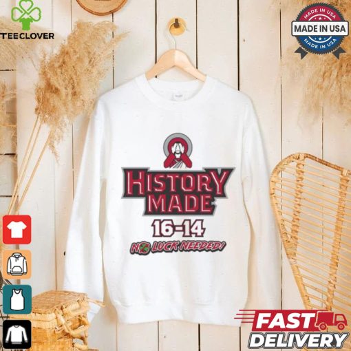 Northern Illinois Huskie vs Notre Dame Fighting Irish History Made 16 – 14 no luck needed shirt