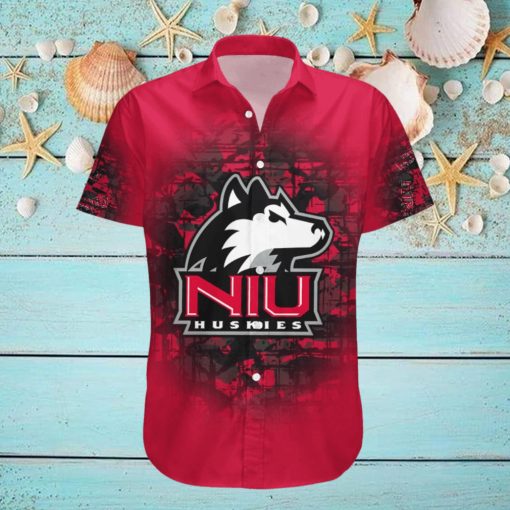 Northern Illinois Huskies Hawaii Shirt Camouflage Vintage – NCAA