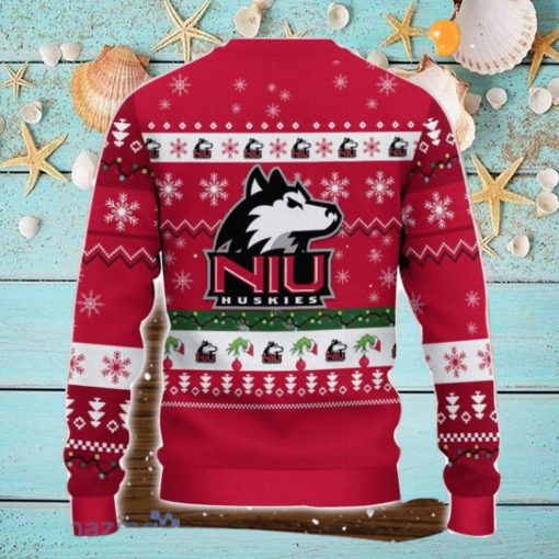 Northern Illinois Huskies NCAA Grinch Hand Funny Christmas Gift Ugly Christmas Sweater Gift Ideas For Fans