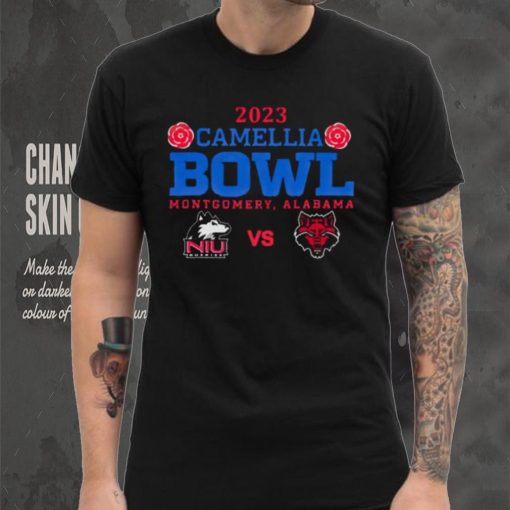 Northern Illinois Huskies vs Arkansas State Red Wolves 2023 Camellia Bowl hoodie, sweater, longsleeve, shirt v-neck, t-shirt