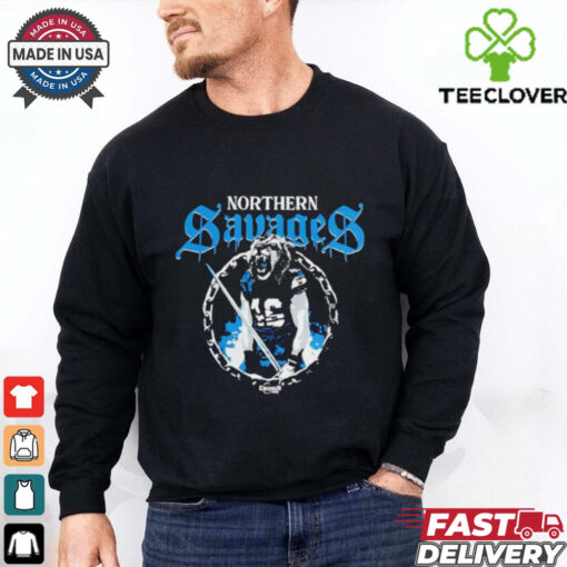 Northern Savages Detroit Lions Jared Goff #16 shirt