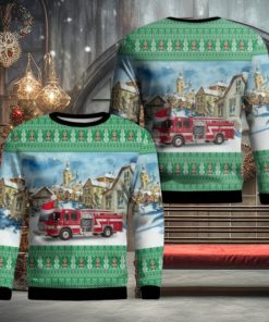 Northview Fire Department AOP Sweater Christmas Gift Sweater