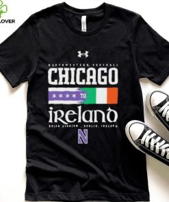 Northwestern University Wildcats Men’s Under Armour Chicago to Ireland 2022 shirt