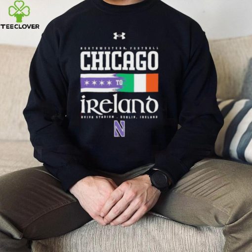 Northwestern University Wildcats Men’s Under Armour Chicago to Ireland 2022 shirt