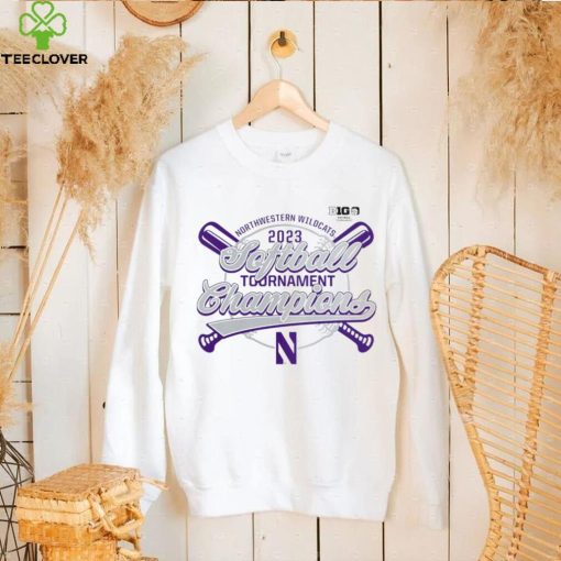 Northwestern Wildcats 2023 NCAA Big Ten Softball Conference Tournament Champions logo hoodie, sweater, longsleeve, shirt v-neck, t-shirt