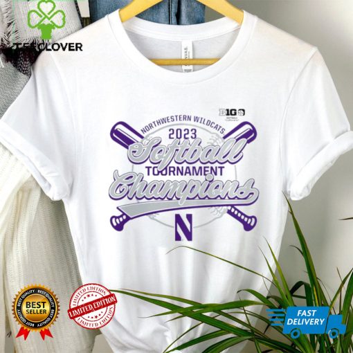 Northwestern Wildcats 2023 NCAA Big Ten Softball Conference Tournament Champions logo hoodie, sweater, longsleeve, shirt v-neck, t-shirt