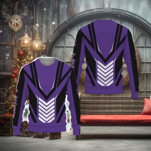 Northwestern Wildcats American Sports Team Ugly Christmas 3D Sweater