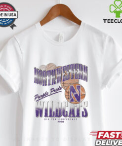 Northwestern Wildcats Baller Bounce T Shirt
