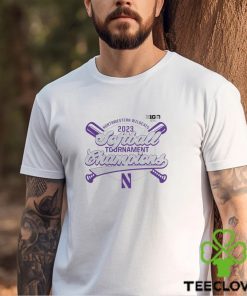 Northwestern Wildcats Fanatics Branded 2023 NCAA Big Ten Softball Conference Tournament Champions T Shirt