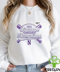Northwestern Wildcats Fanatics Branded 2023 NCAA Big Ten Softball Conference Tournament Champions T Shirt