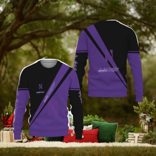 Northwestern Wildcats Knitted Christmas Sweater All Over Print