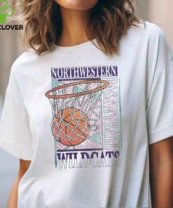 Northwestern Wildcats Retro 90's Basketball T Shirt