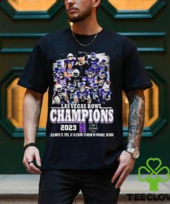 Northwestern Wildcats Team 2023 Las Vegas Bowl Champions Shirt