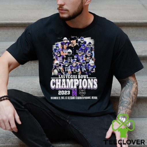 Northwestern Wildcats Team 2023 Las Vegas Bowl Champions Shirt