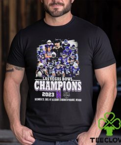 Northwestern Wildcats Team 2023 Las Vegas Bowl Champions Shirt