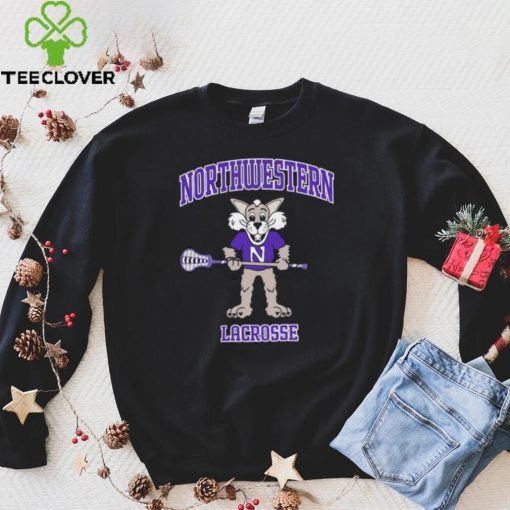 Northwestern Wildcats Youth Willie Lacrosse T Shirt