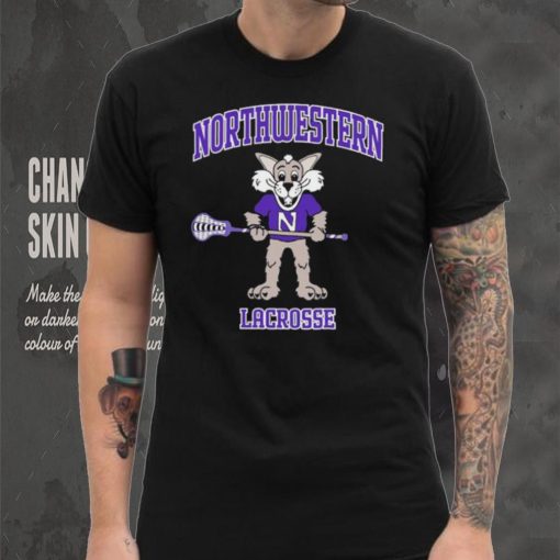 Northwestern Wildcats Youth Willie Lacrosse T Shirt