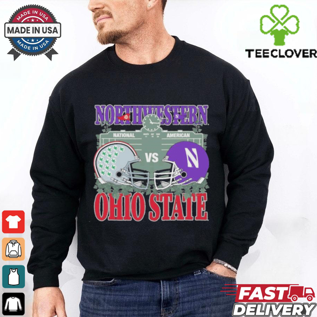 Northwestern Wildcats vs Ohio State Buckeyes National American Wrigley Field Series 2024 Shirt Northwestern Wildcats vs Ohio State Buckeyes National American Wrigley Field Series 2024 Shirt