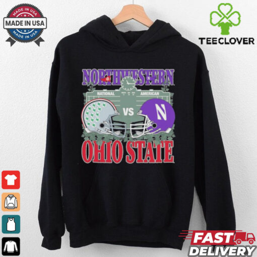 Northwestern Wildcats vs Ohio State Buckeyes National American Wrigley Field Series 2024 Shirt