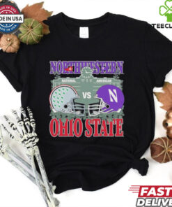 Northwestern Wildcats vs Ohio State Buckeyes National American Wrigley Field Series 2024 Shirt