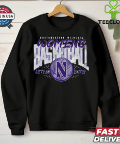 Northwestern Women’s Basketball Let’s Go Cats Shirt 2 Northwestern Women’s Basketball Let’s Go Cats Shirt