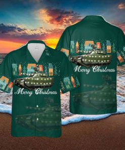 Norwegian Army CV90 Infantry Fighting Vehicle Christmas Hawaiian Shirt 1 Norwegian Army CV90 Infantry Fighting Vehicle Christmas Hawaiian Shirt