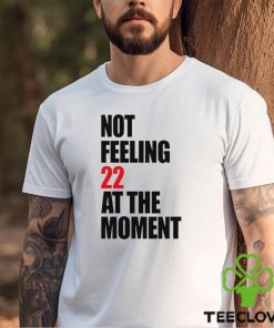 Not Feeling 22 At The Moment shirt
