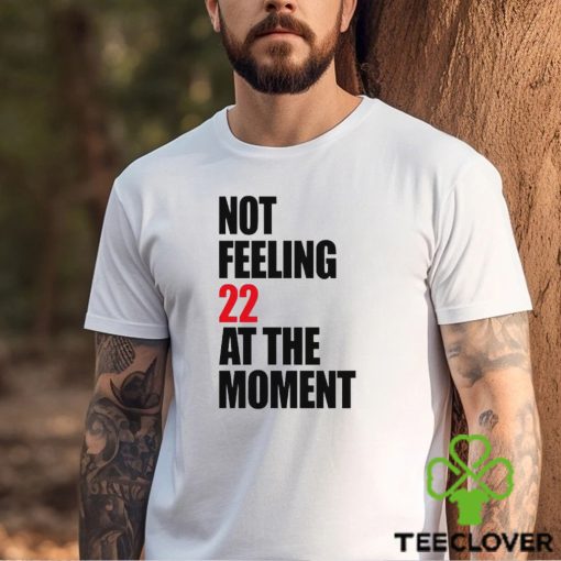 Not Feeling 22 At The Moment shirt