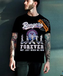 Not Just When We Win Texas Rangers Fan Abbey Load Team Player Signature T Shirt
