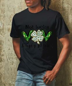 Not Lucky Simply Blessed Christian St Patricks Day Irish T Shirt