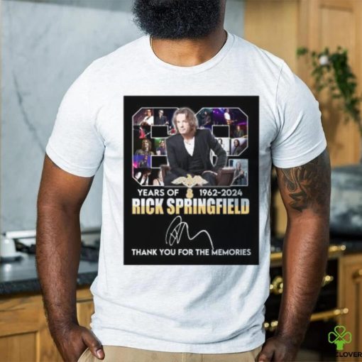 Not only this 62 years of 1962 2024 signature thank you for the memories shirt