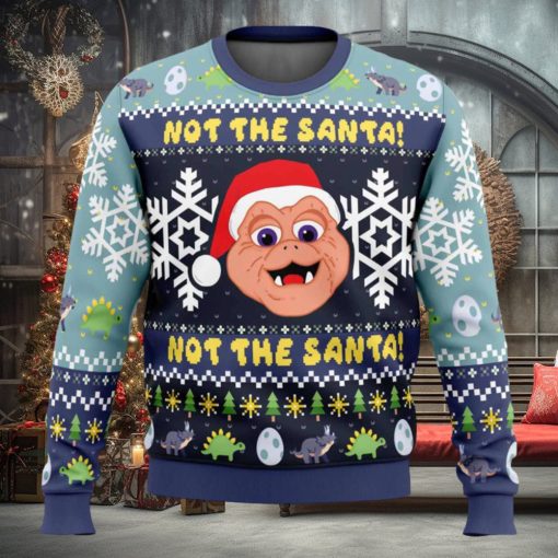 Not the Santa Dinosaurs Ugly Christmas Sweater