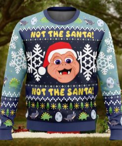 Not the Santa Dinosaurs Ugly Christmas Sweater