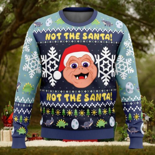 Not the Santa Dinosaurs Ugly Christmas Sweater