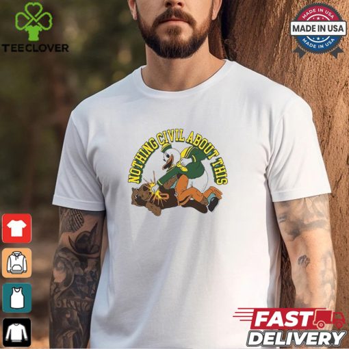 Nothing Civil Oregon Duck Knock Out Oregon State Beavers Shirt