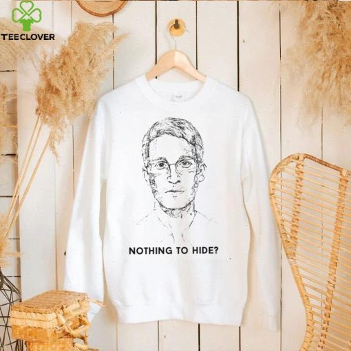 Nothing To Hide Edward Snowden Unisex Sweathoodie, sweater, longsleeve, shirt v-neck, t-shirt