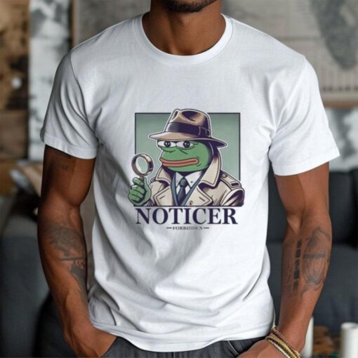 Noticer Pepe Forbidden T Shirt