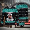 Santa Claus Ski Ugly Christmas Sweater Gift Men Women