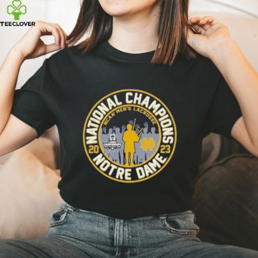 Notre Dame Fighting Irish 2023 NCAA Mens Lacrosse National Champions Bagpiper Shirt