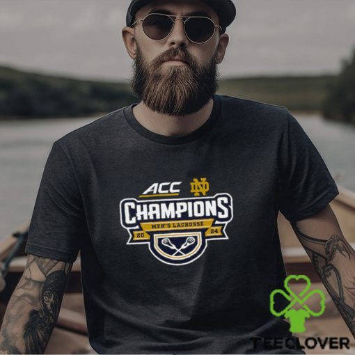 Notre Dame Fighting Irish 2024 Acc Men’s Lacrosse Tournament Champions T Shirt