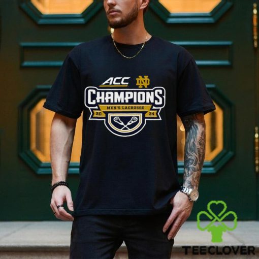 Notre Dame Fighting Irish 2024 Acc Men’s Lacrosse Tournament Champions T Shirt