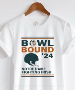 Notre Dame Fighting Irish 2024 Bowl Bound Helmet Shirt