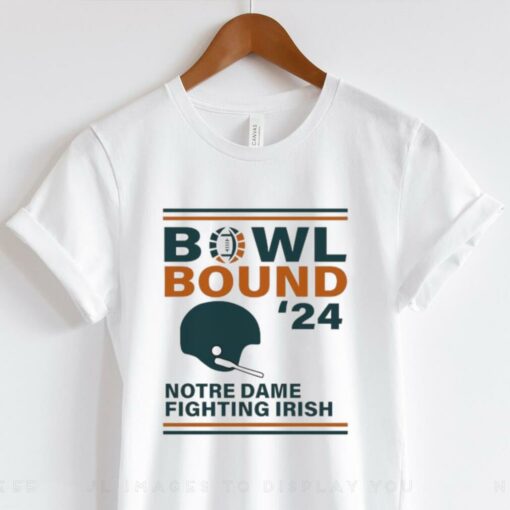 Notre Dame Fighting Irish 2024 Bowl Bound Helmet Shirt