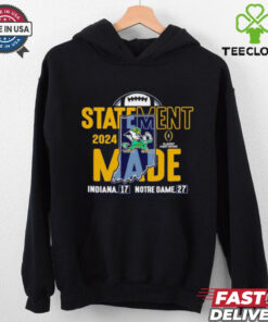 Notre Dame Fighting Irish 2024 College Football Playoff First Round Statement Made Score shirt