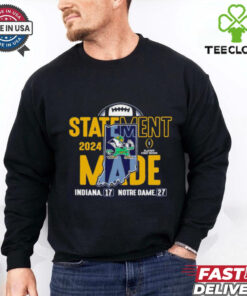 Notre Dame Fighting Irish 2024 College Football Playoff First Round Statement Made Score shirt