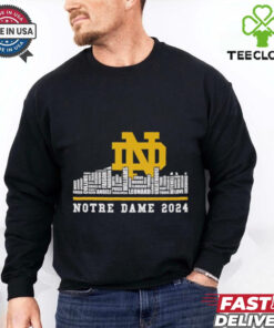 Notre Dame Fighting Irish 2024 team roster shirt
