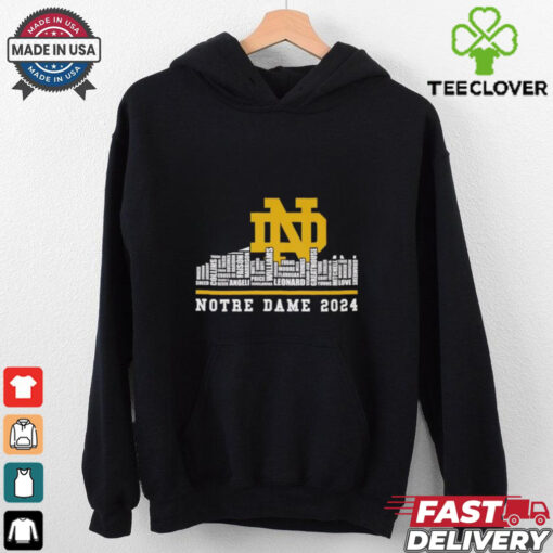 Notre Dame Fighting Irish 2024 team roster shirt